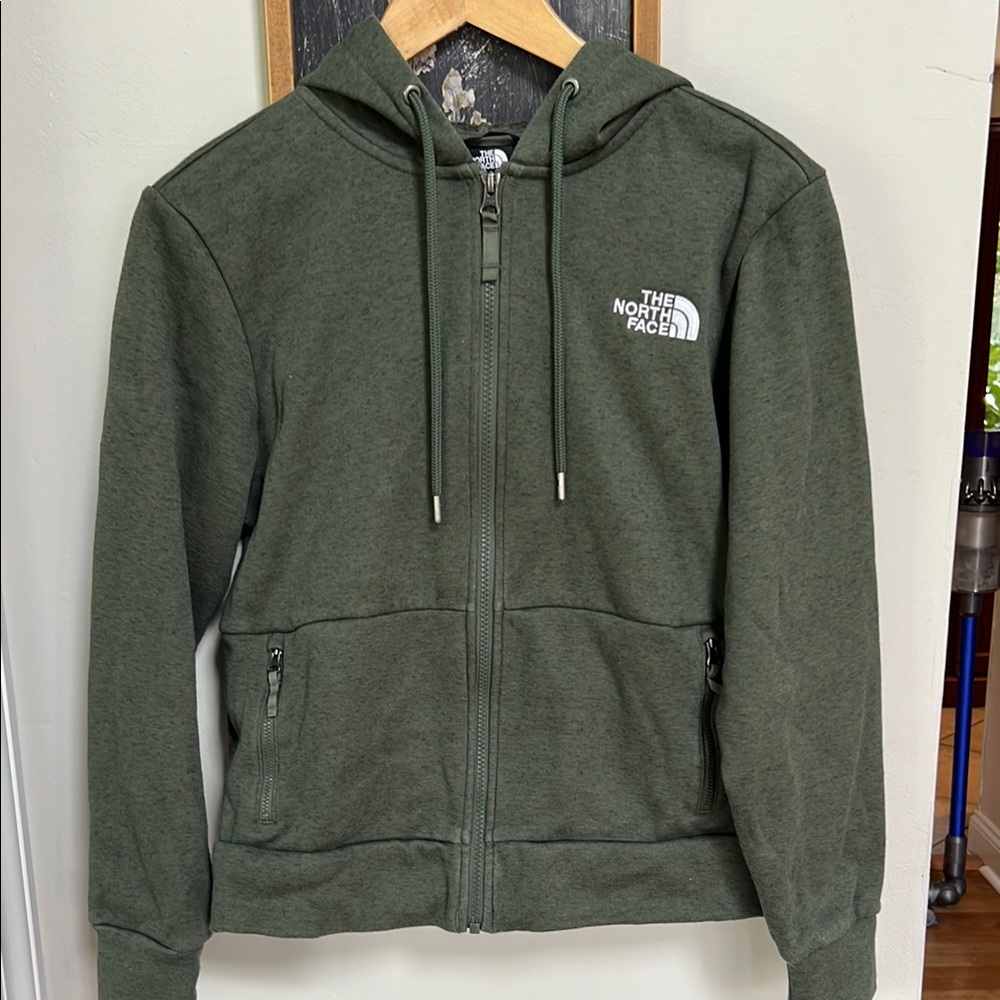 The North Face Olive Full-Zip Hoodie